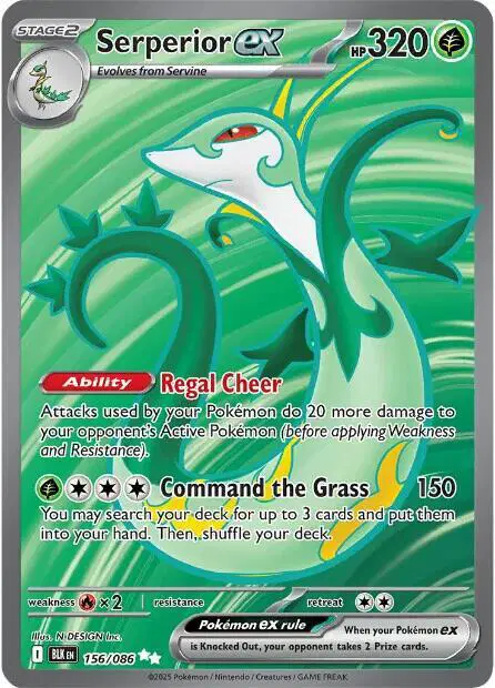 Auction card for Serperior ex