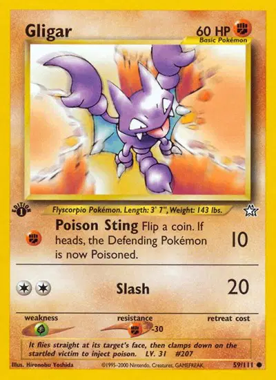 Auction card for Gligar