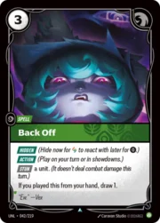 Back Off