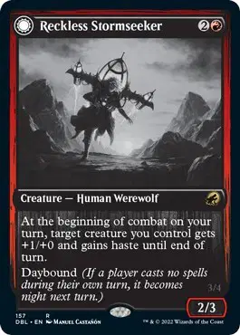 Reckless Stormseeker // Storm-Charged Slasher