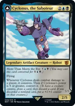 Cyclonus, the Saboteur // Cyclonus, Cybertronian Fighter
