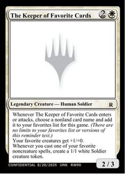 The Keeper of Favorite Cards