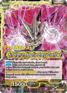 Syn Shenron // Syn Shenron, Negative Energy Overflow
