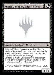 Mister Cheddar, Cheese Sliver