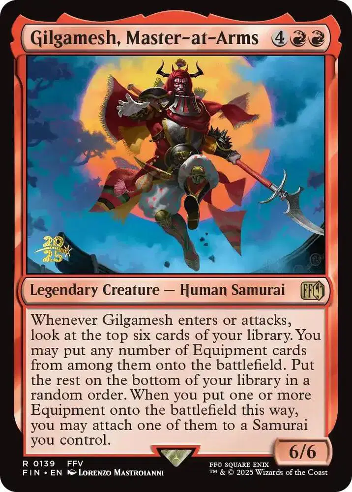 Gilgamesh, Master-at-Arms