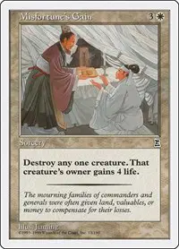 Misfortune's Gain