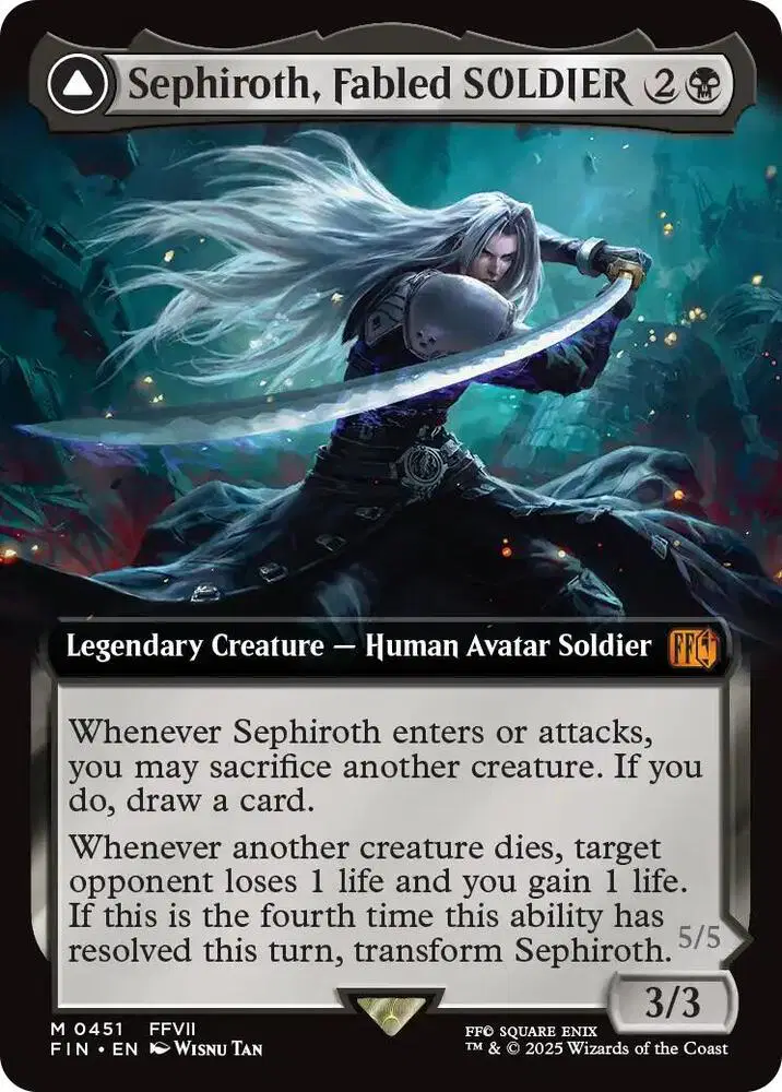 Sephiroth, Fabled SOLDIER // Sephiroth, One-Winged Angel