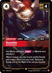 Rumble - Hotheaded