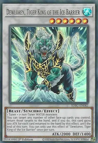 Dewloren, Tiger King of the Ice Barrier