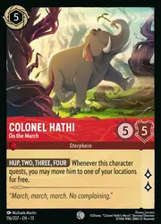 Colonel Hathi - On the March