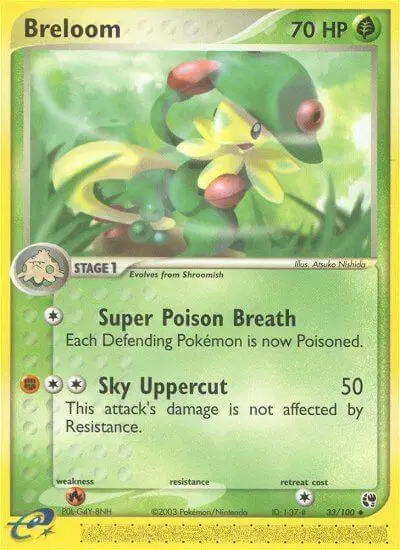 Auction card for Breloom