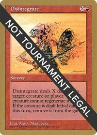 Disintegrate