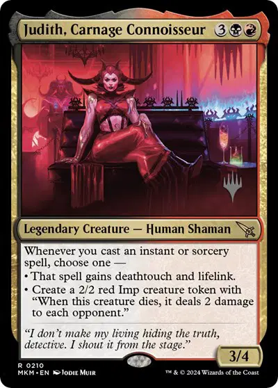 Judith, Carnage Connoisseur