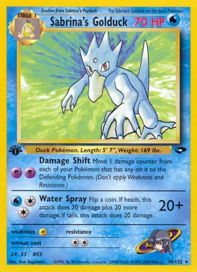 Auction card for Sabrina's Golduck
