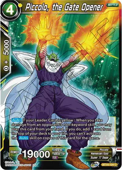 Piccolo, the Gate Opener
