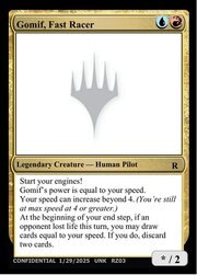 Gomif, Fast Racer