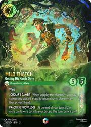 Milo Thatch - Getting His Hands Dirty