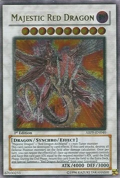 Majestic Red Dragon