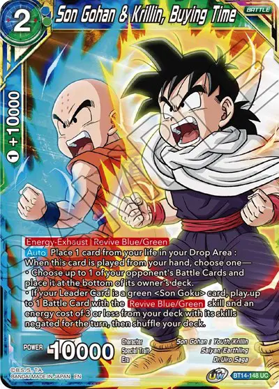Son Gohan & Krillin, Buying Time