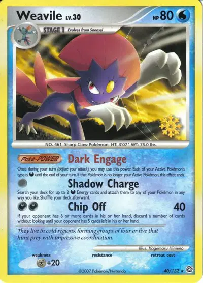 Weavile Lv.30