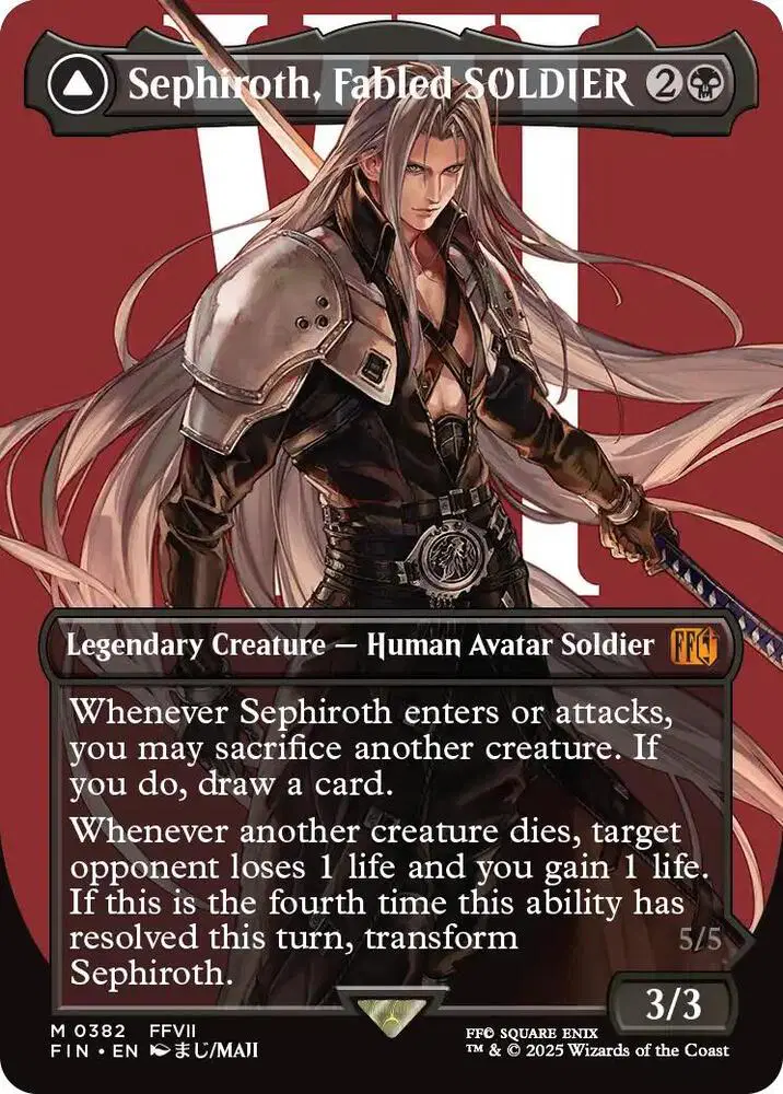 Sephiroth, Fabled SOLDIER // Sephiroth, One-Winged Angel