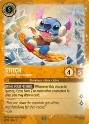 Stitch - Carefree Snowboarder