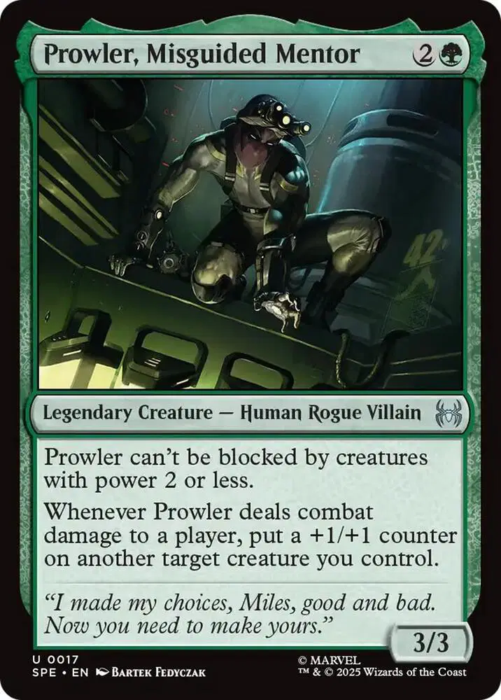 Prowler, Misguided Mentor