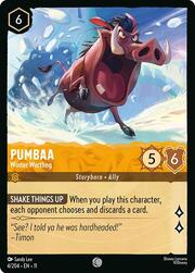Pumbaa - Winter Warthog
