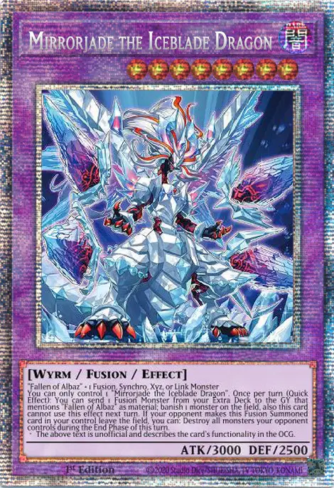 Mirrorjade the Iceblade Dragon