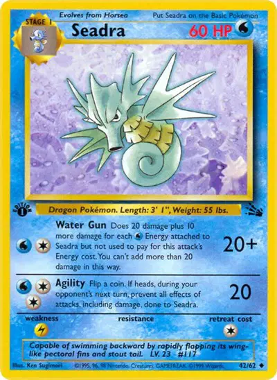 Auction card for Seadra