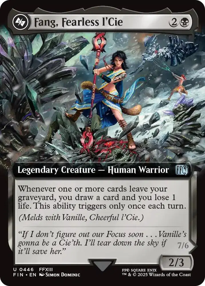 Fang, Fearless l'Cie // Ragnarok, Divine Deliverance