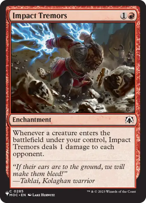 Impact Tremors