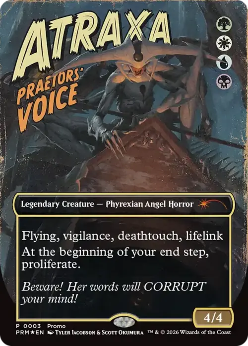Atraxa, Praetors' Voice