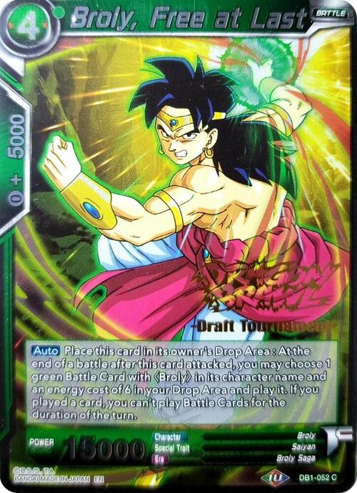Broly, Free at Last