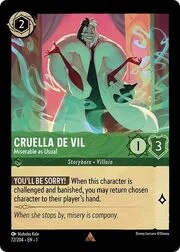 Cruella de Vil - Miserable as Usual