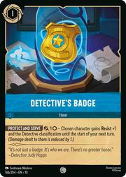 Detectives Badge