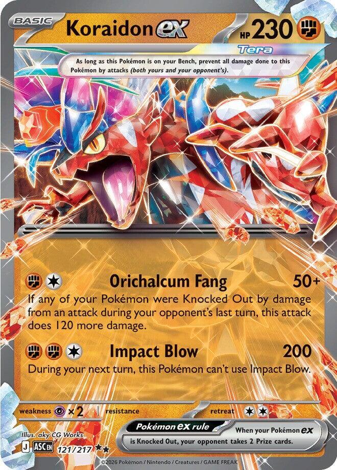 Auction card for Koraidon ex