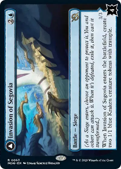 Invasion of Segovia // Caetus, Sea Tyrant of Segovia