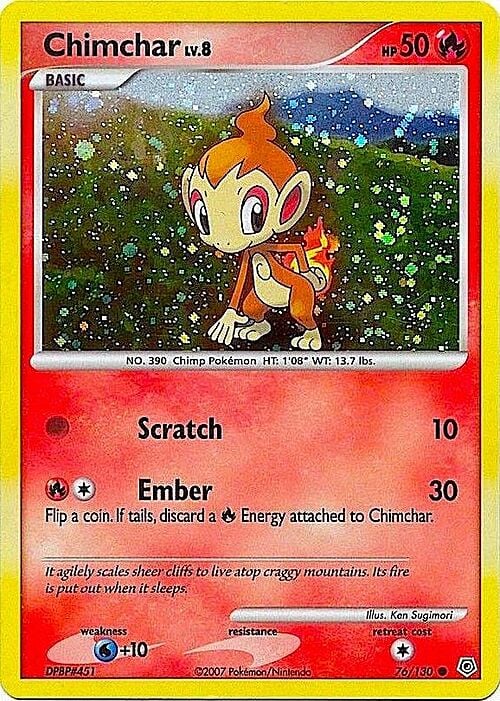 Chimchar Lv.8