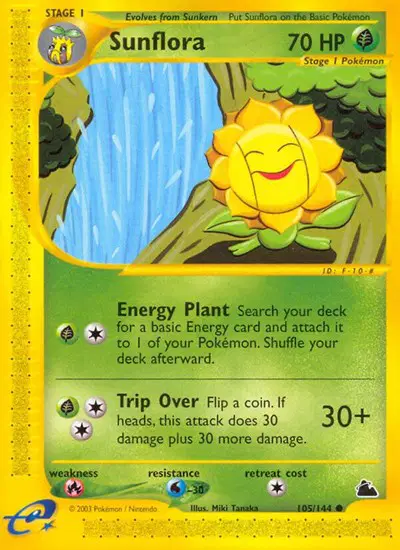 Auction card for Sunflora