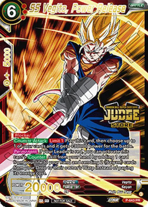 SS Vegito, Power Release