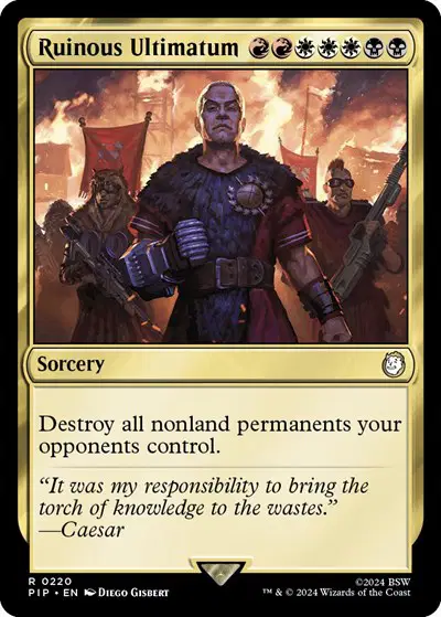 Ruinous Ultimatum