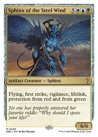 Sphinx of the Steel Wind