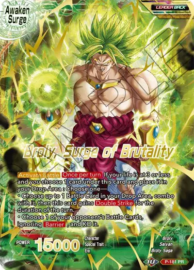 Broly // Broly, Surge of Brutality