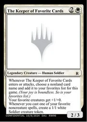 The Keeper of Favorite Cards
