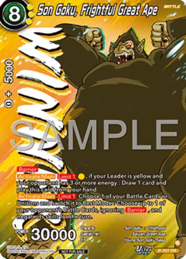 Son Goku, Frightful Great Ape