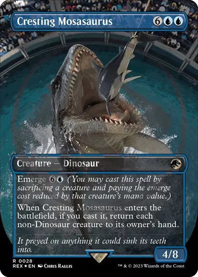 Cresting Mosasaurus