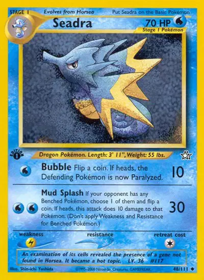 Auction card for Seadra