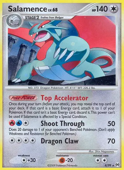 Auction card for Salamence