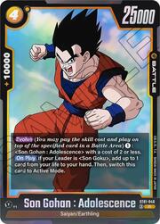 Son Gohan : Adolescence